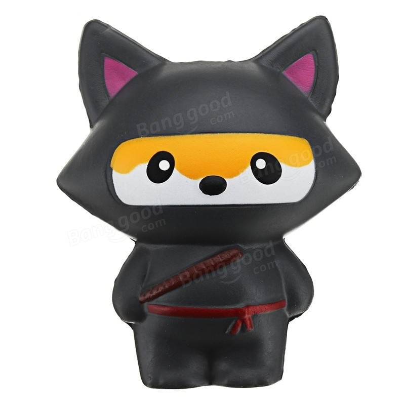 14cm Cute Jumbo Squishy Ninja Cat Fox Panda Scented Super Slow Rising Kids Toy Gift Image 1