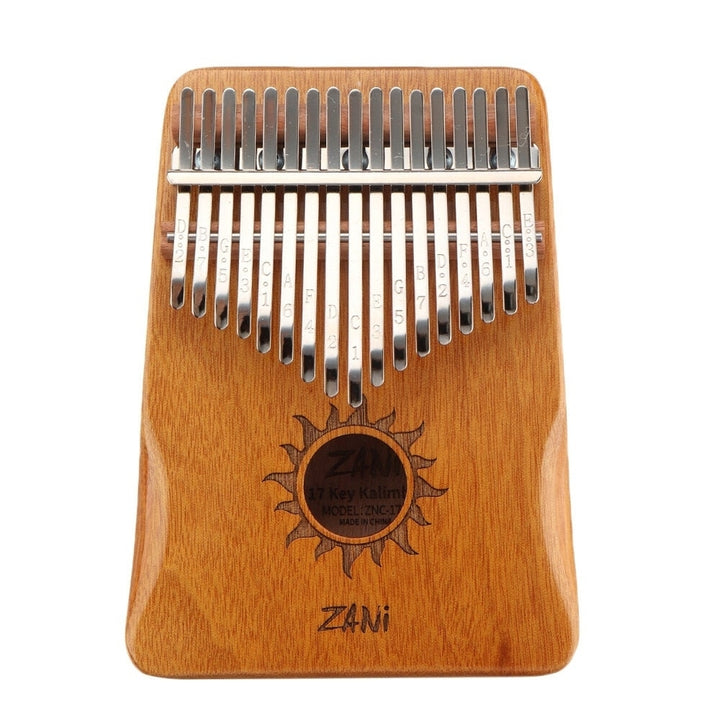 17 Key Kalimba Acacia Thumb Finger Piano Musical Gift for Music Lover,Children,Beginners Image 1
