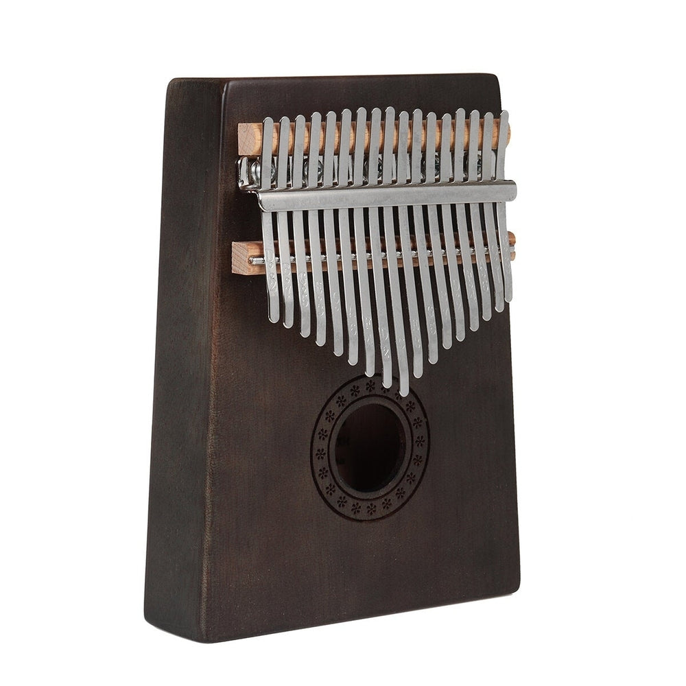 17 Key Kalimba Finger Piano Mbira Mahogany Keyboard Wood Musical Instrument Image 2