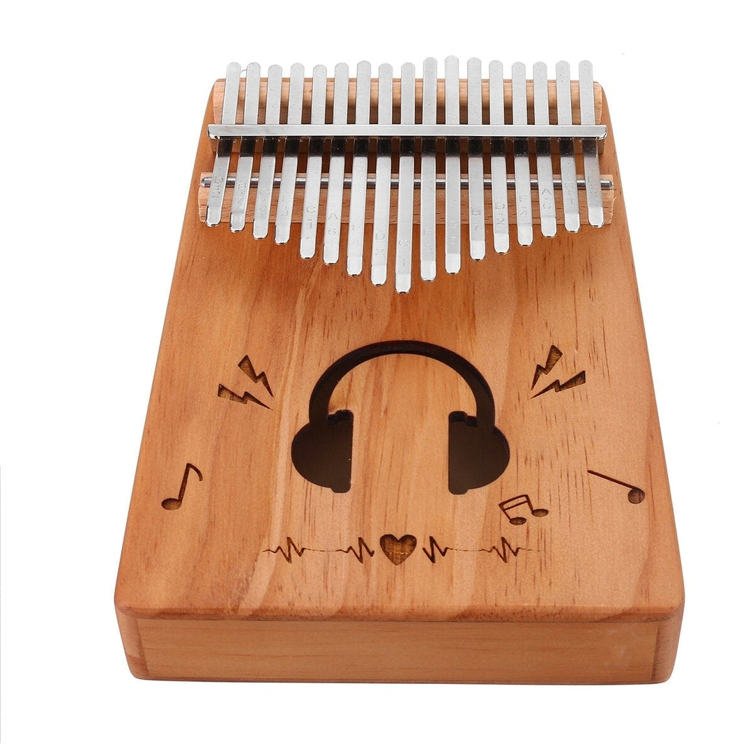 17 Key Kalimba Spruce Wood Thumb Piano Finger Musical Instrument Toy Beginner Image 2