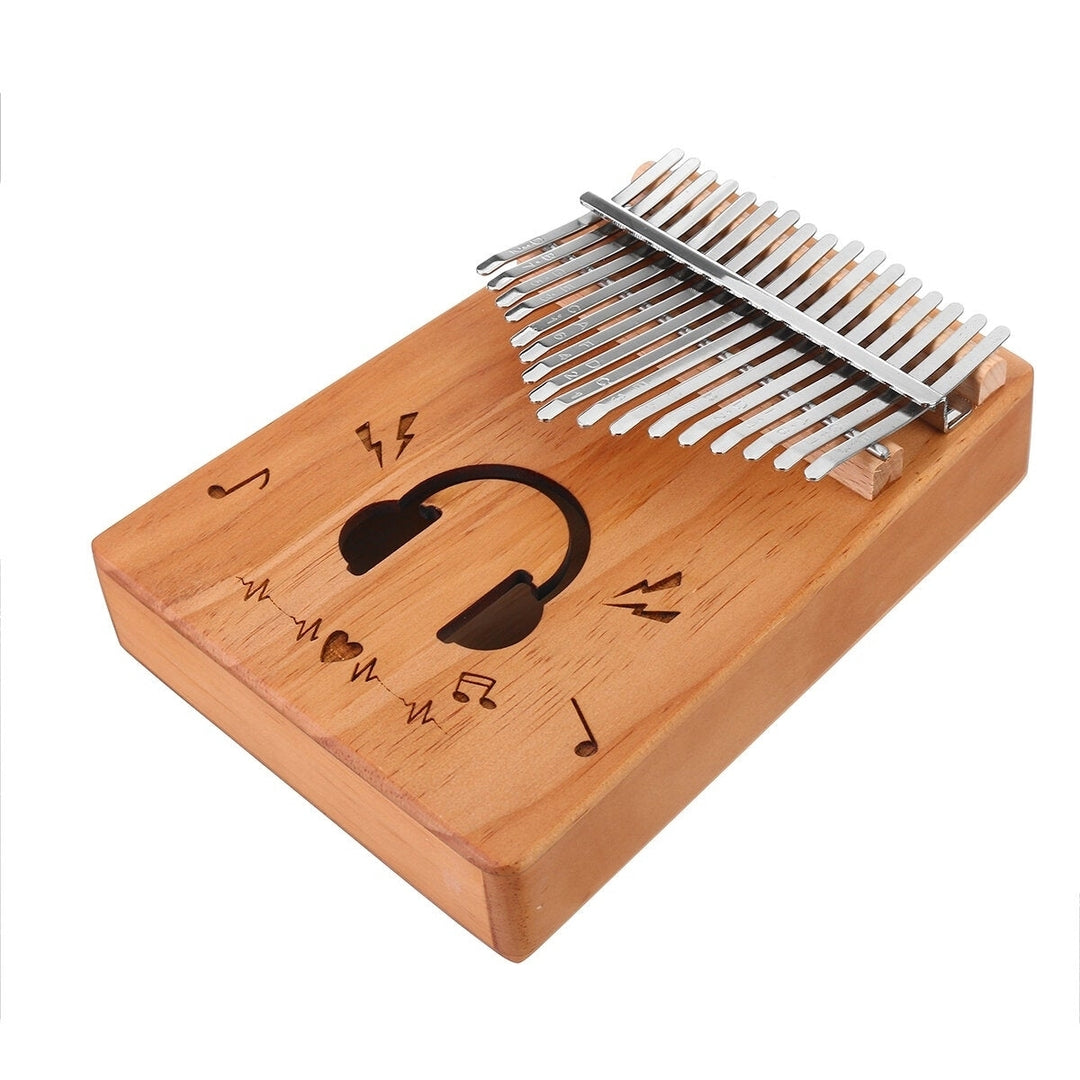 17 Key Kalimba Spruce Wood Thumb Piano Finger Musical Instrument Toy Beginner Image 3