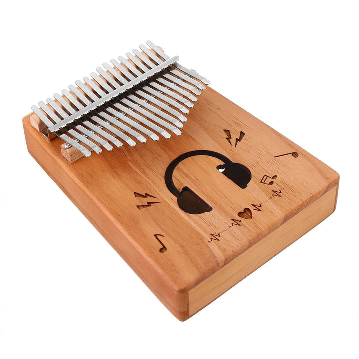17 Key Kalimba Spruce Wood Thumb Piano Finger Musical Instrument Toy Beginner Image 4