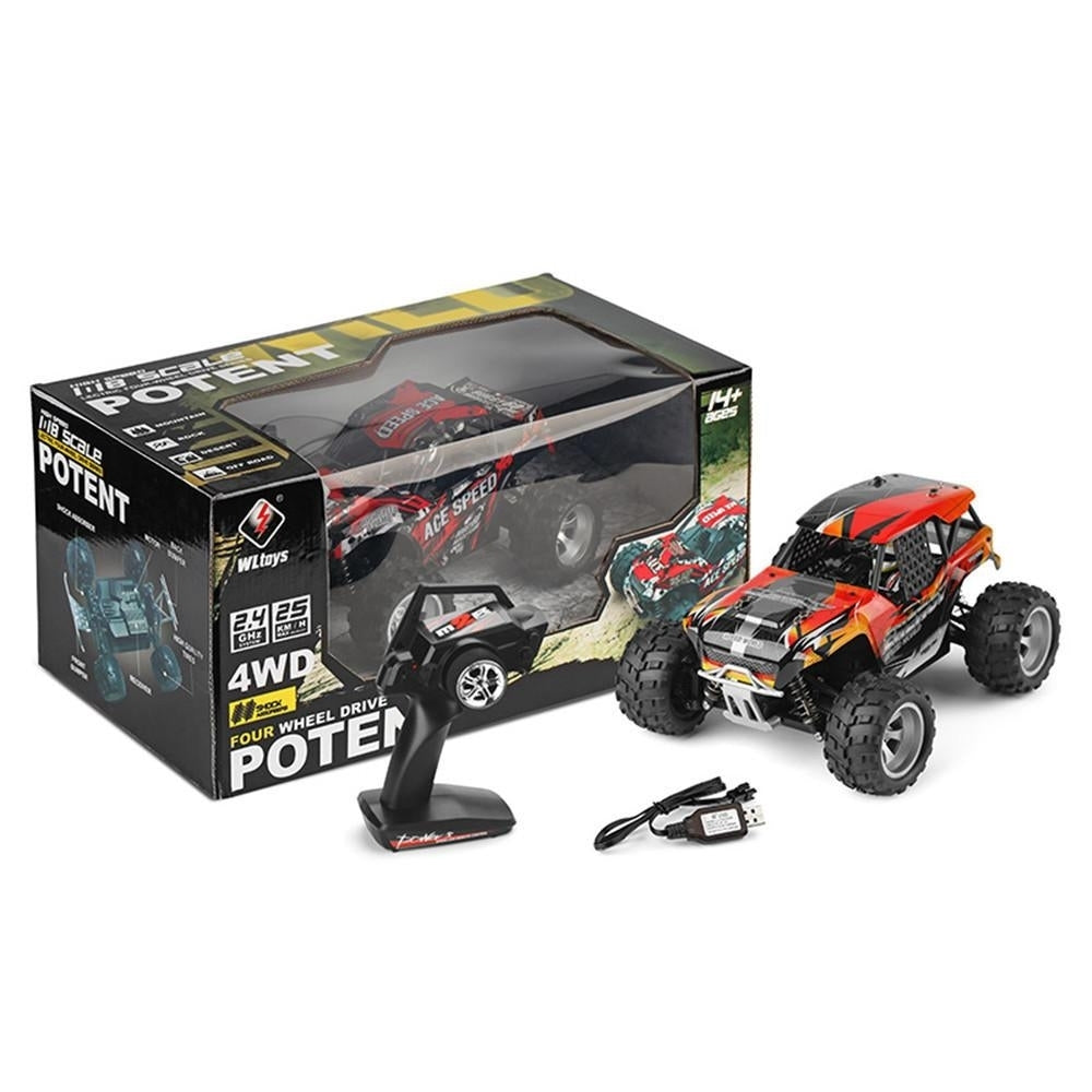 1,18 2.4G 4WD Electric RC Car Off-Road Truck Vehicles RTR Model Image 8