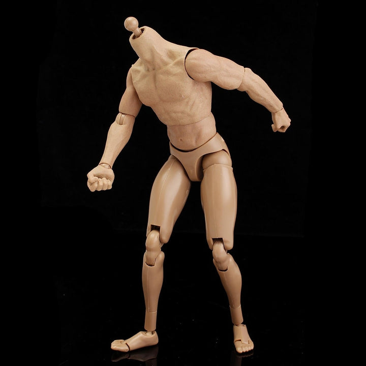 1,6 Scale Action Figure Male Nude Muscular Body 12" Plastic Toy for TTM18,19 Image 7