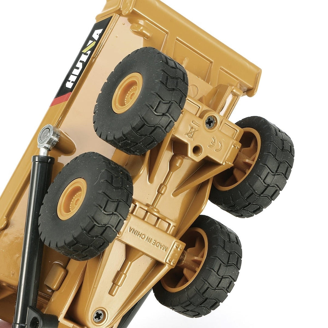 1,50 Scale Alloy Hydraulic Dump Truck Diecast Model Engineering Digging Toys Image 10