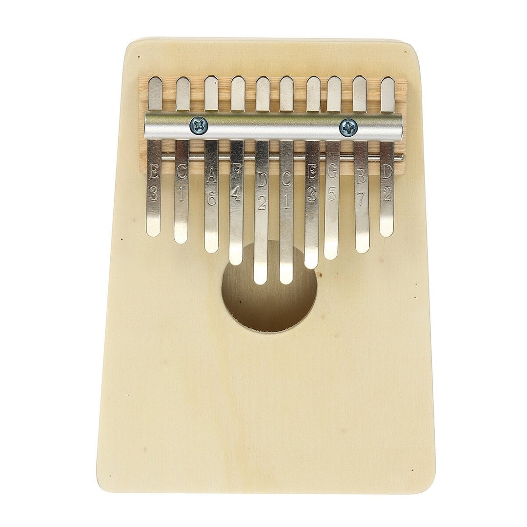 10 Key Kalimbas Thumb Piano Finger Mbira Wood Keyboard Musical Instrument W,Tremolo Image 1