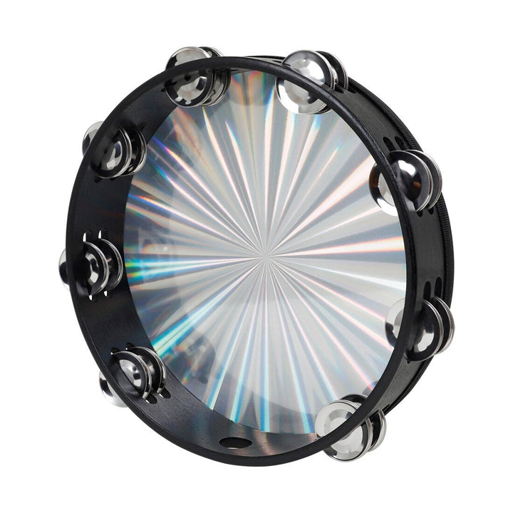 10 Inch Laser Double Row Hand Tambourine Orff Instruments for Children Educational Toys Image 2