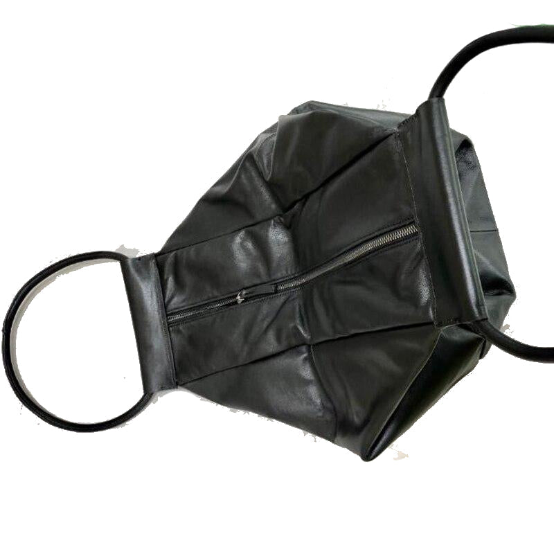 100% Natural Real Cowhide Handbags Casual Simple Design Shoulder Bags Cool Large Tote for Women Image 3