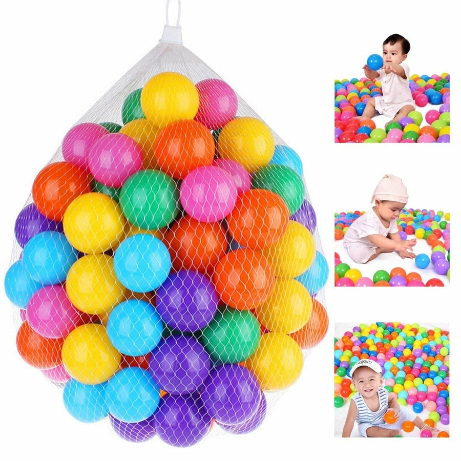 100pcs Soft Plastic Ocean Ball 7cm Quality Secure Baby Kid Pit Toy Swim Colorful Toys Image 1