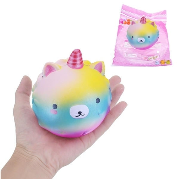 10cm Squishy Galaxy Unicorn Slow Rising With Packaging Collection Gift Soft Toy Image 1