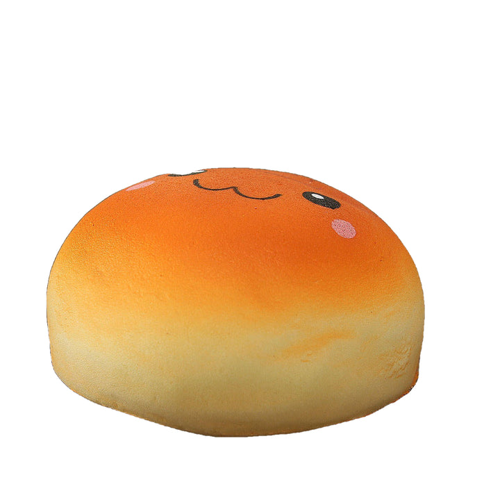 10CM Cute Smiling Expression Kawaii Squishy Bread Keychain Bag Phone Charm Strap Image 4