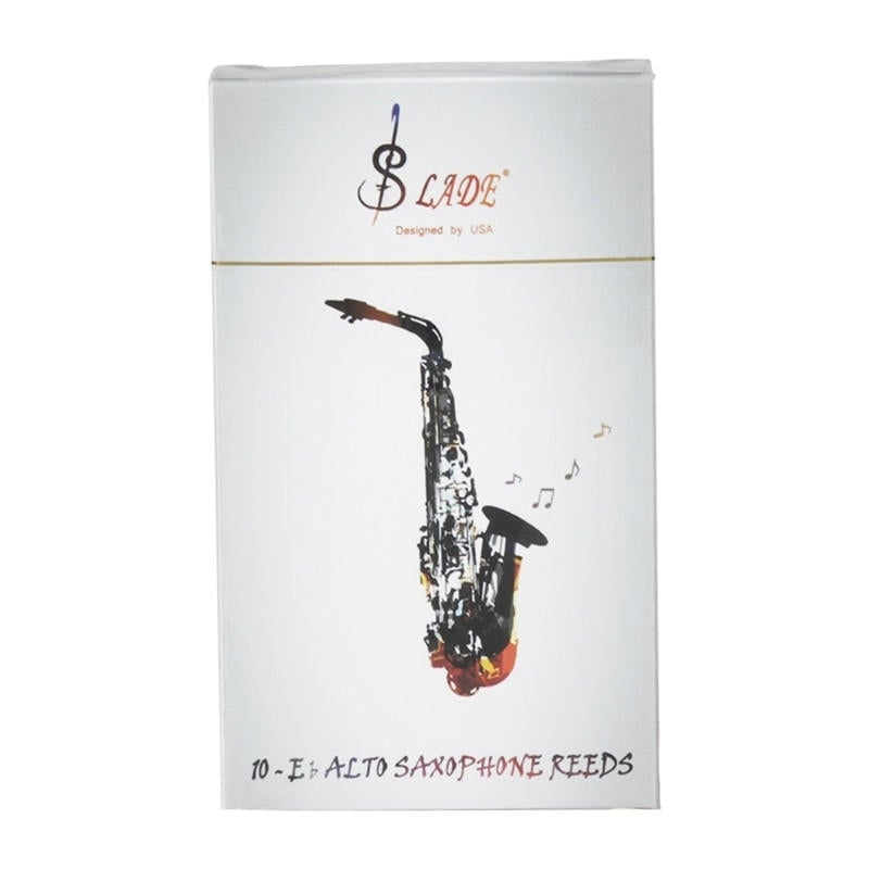 10Pcs Alto Saxophone Sax Bamboo Reeds 2.5 Strength Woodwind Instruments Parts Image 12