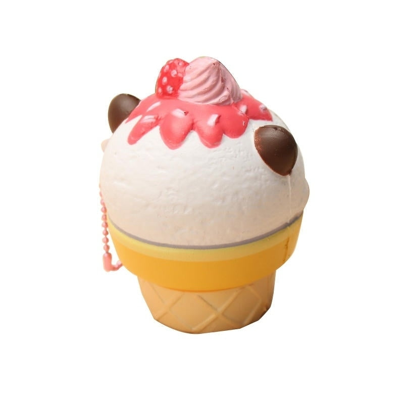 10PCS Wholesale SquishyFun Cute Panda Cream Super Slow Rising Squishy Original Packing Ball Chain Kid Toy Image 3