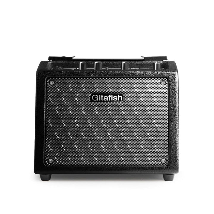 10W Portable Guitar Amplifier Guitar Speaker Built-in Rechargeable Battery with Drum Machine Support Microphone,AUX Image 3