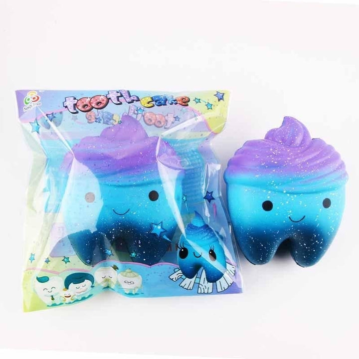 11.8cm Star Cute Teeth Cake Soft Squishy Super Slow Rising Original Packing Kid Toy Image 6