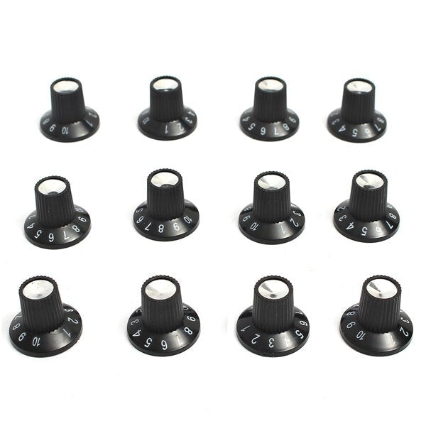 12 x Guitar AMP Knob Amplifier Skirted Knobs Volume Tone Control for Fender Image 1