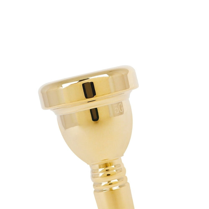 12.7 mm Bach Tenor Trombone 5G Mouthpiece Brass + Lacquered Gold Trumpet Accessories Golden Image 6