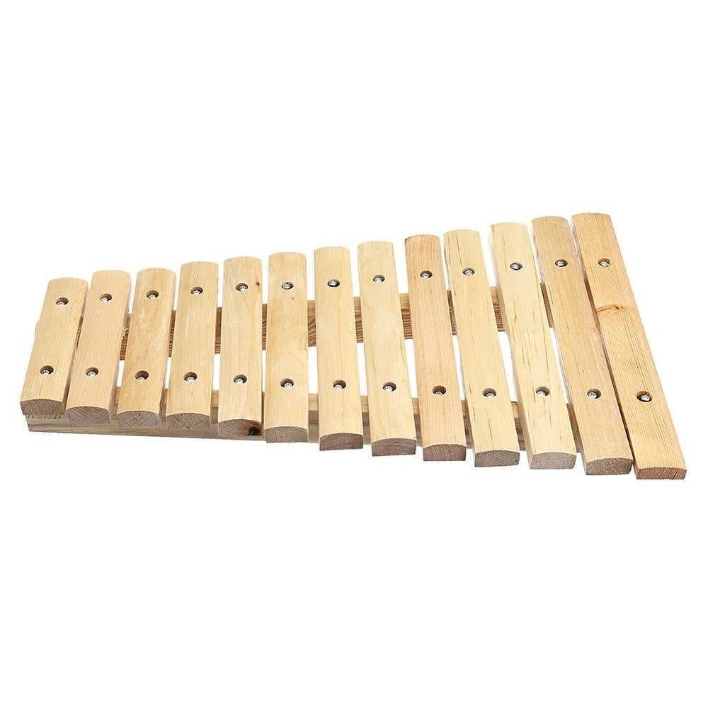 13 Tone Wooden Xylophone Musical Piano Instrument for Children Kid Image 3
