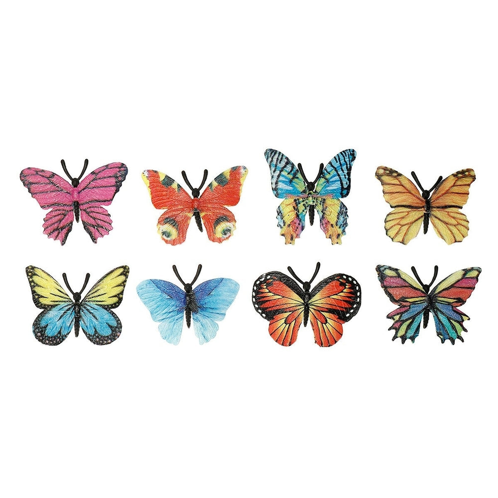 14 Pcs High Simulation Colorful Realistic Insects Butterfly Animal Figure Doll Model Learning Educational Toy for Kids Image 2