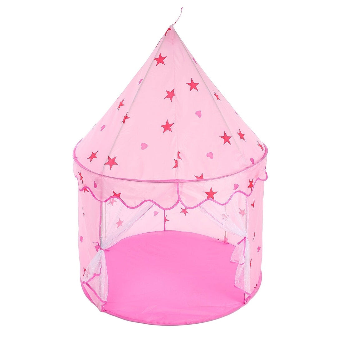 140x100cm Kids Play House Children Portable Princess Castle Kids Tents for Child Birthday Christmas Gift Image 1
