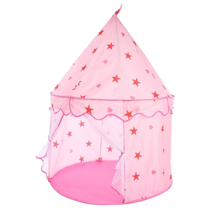 140x100cm Kids Play House Children Portable Princess Castle Kids Tents for Child Birthday Christmas Gift Image 3