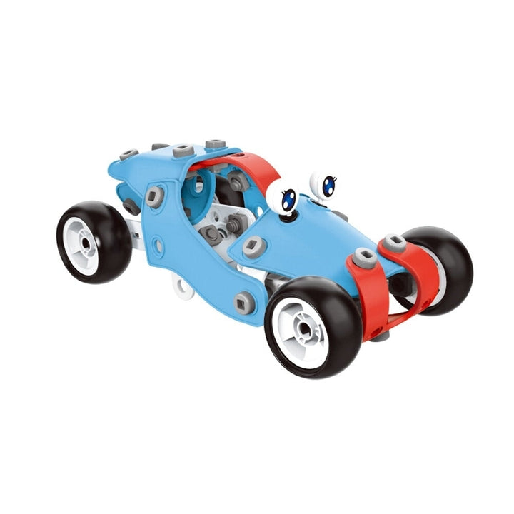 142Pcs 6 IN 1 Multi-shape DIY Assemble Engineering Plane Car Robot Building Construction Blocks Model Educational Toy Image 4