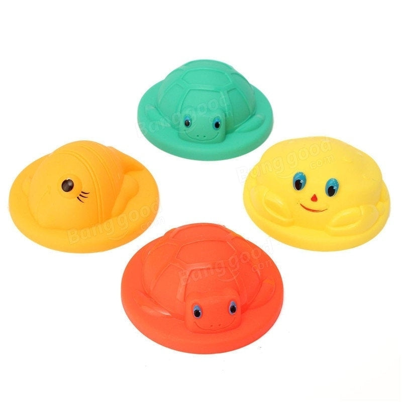 14PCS Fun Cute Playing Game Toy Sea Creature Shape Tools Sand Water Beach Indoor Outdoor Image 7