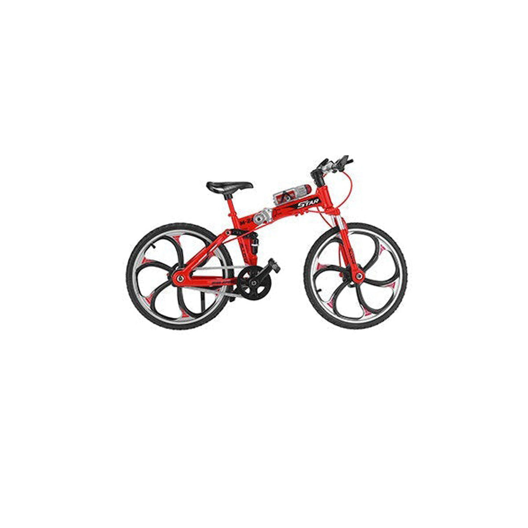 1:10 Mini Bike Model Openable Folding Mountain Bicycle Bend Racing Alloy Toys Image 9