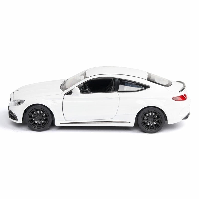 1:32 Alloy BENZS C63S AMG 4 Door Openable Pull Back Diecast Car Model Toy with Sound Light for Collection Gift Image 6