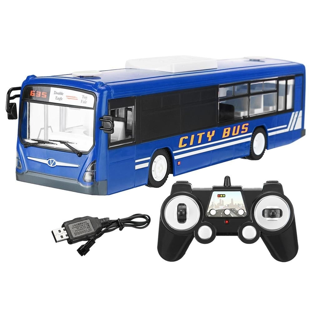 1PC 2.4G Wireless Simulation Rc Bus Sport Car WSound Light Model Image 6