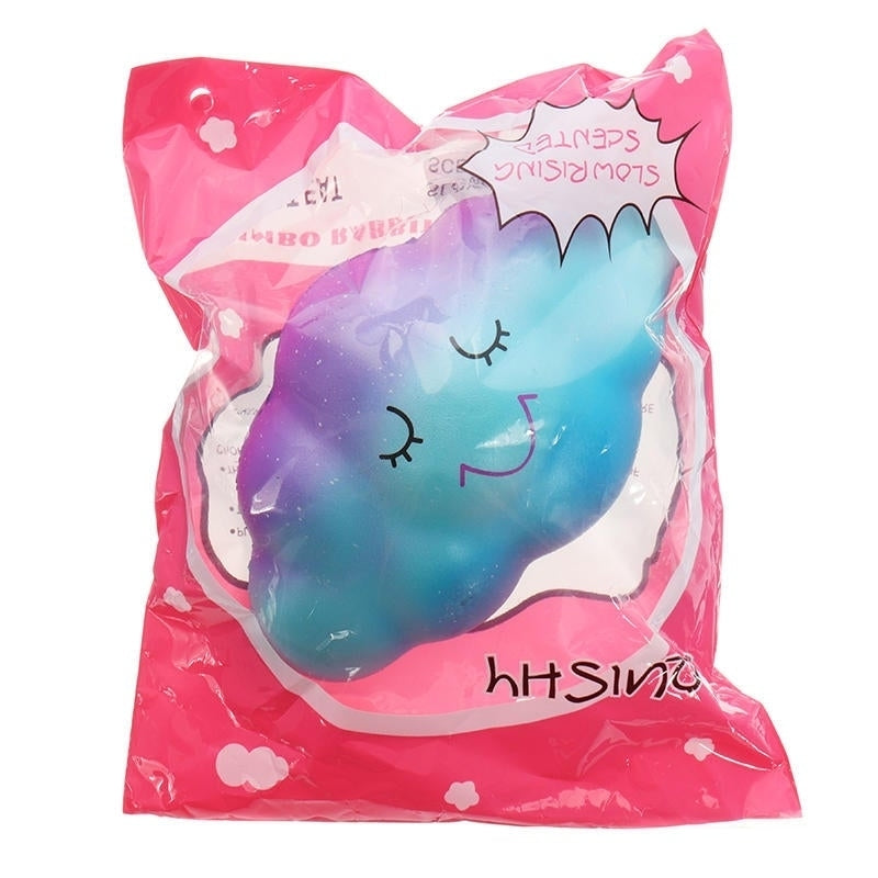 16CM Star Clouds Cute Squishy Slow Rising Phone Straps Bread Cake Kid Toy Original Packaging Image 7