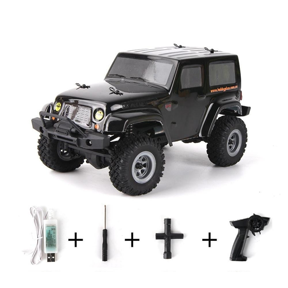 2 Battery 1,24 2.4G 4WD Mini Rc Car Proportional Control Waterproof Crawler Electric Vehicle RTR Model Image 7