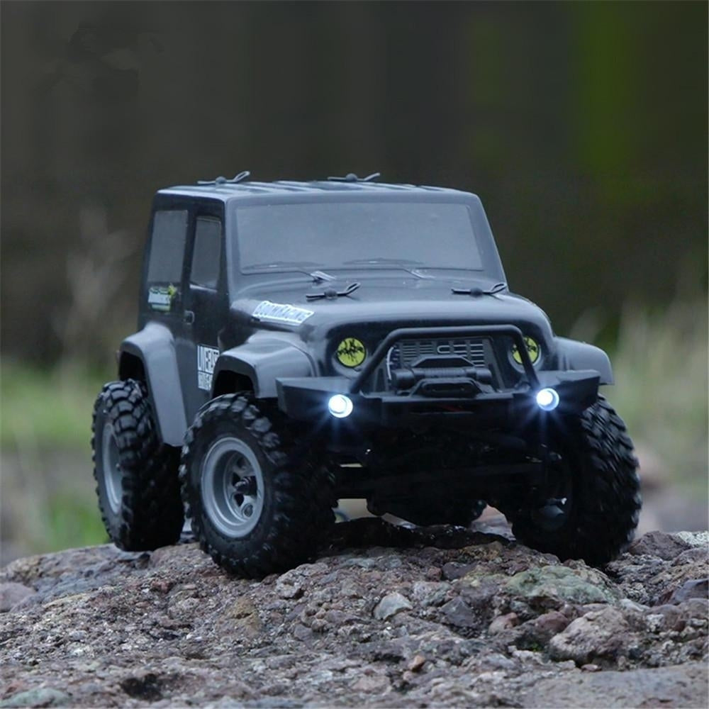 2 Battery 1,24 2.4G 4WD Mini Rc Car Proportional Control Waterproof Crawler Electric Vehicle RTR Model Image 9