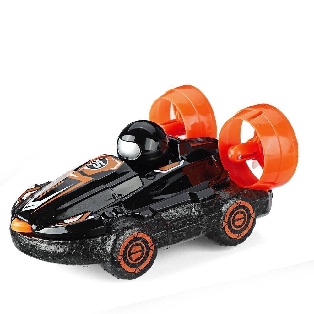2 In 1 Amphibious RC Hovercraft Boat Stunt Drift Car Vehicles Model RTR Kids Toys Double Battery Image 1