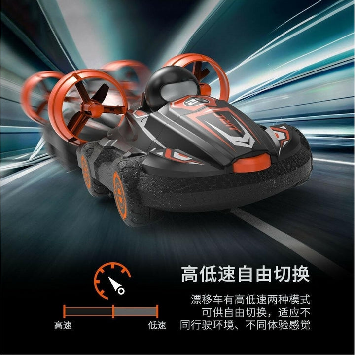 2 In 1 Amphibious RC Hovercraft Boat Stunt Drift Car Vehicles Model RTR Kids Toys Double Battery Image 7