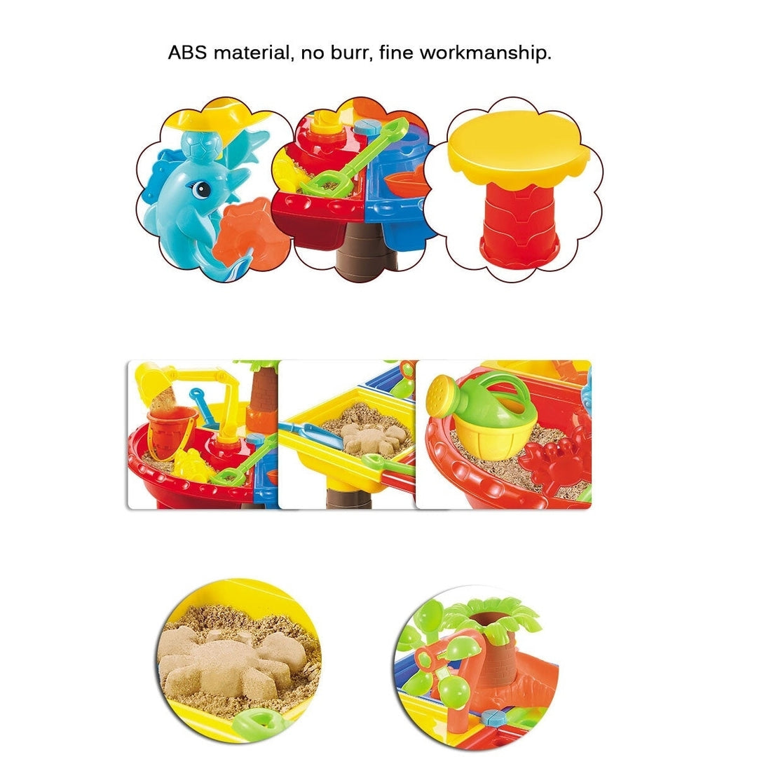 2 IN 1 Multi-style Summer Beach Sand Kids Play Water Digging Sandglass Play Sand Tool Set Toys for Kids Perfect Gift Image 4