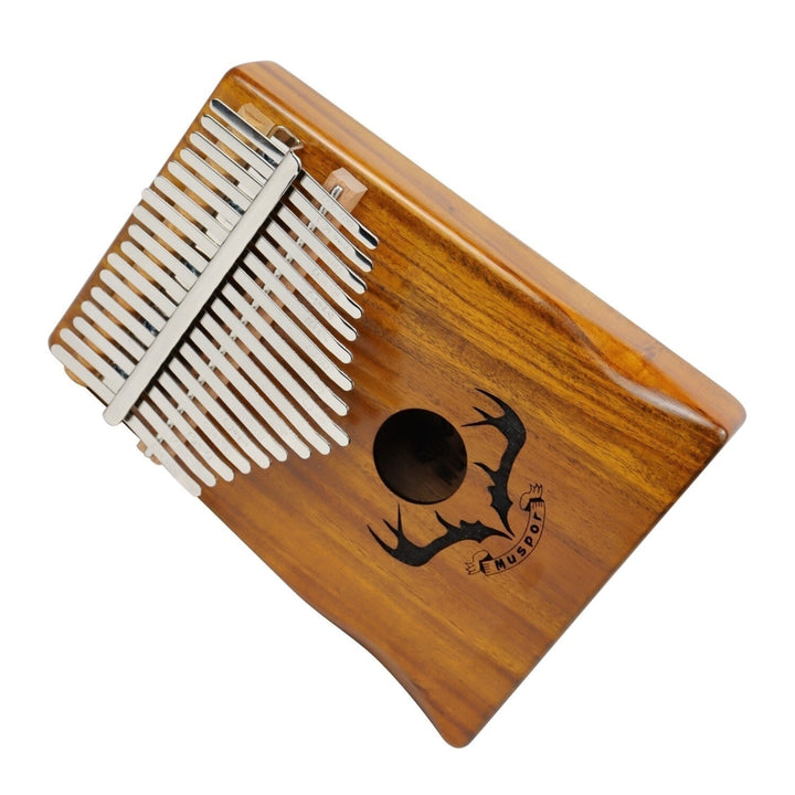 17 Key Kalimba Acacia Wood Reindeer Horn Thumb Piano with Performance Protection Bag for Beginner Image 4