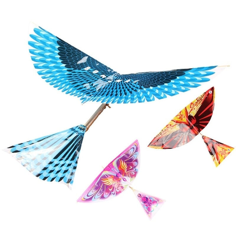 17.5Inches Bionics Eagle Flight Birds Assembly Flapping Wing DIY Model Aircraft Plane Toy Image 1