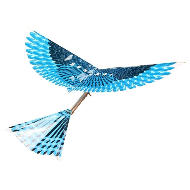 17.5Inches Bionics Eagle Flight Birds Assembly Flapping Wing DIY Model Aircraft Plane Toy Image 3