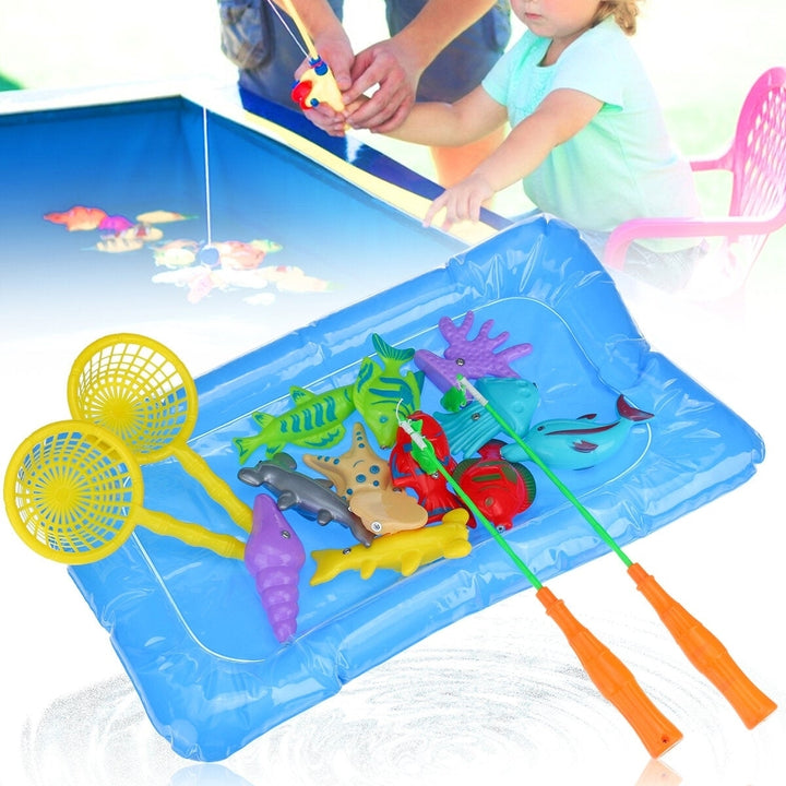 18Pcs Fishing Toys Toddler Children Fishing Game Educational Toys Fish for Child Kid Gift Image 10