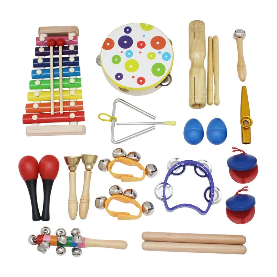 19-piece Orff Instruments Set Early Education Enlightenment Instrument for Children Image 1