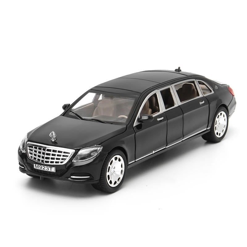 1:32 S600 Limousine Diecast Metal Car Model 20.5 x 7.5 x 5cm Car in Box Black Image 1