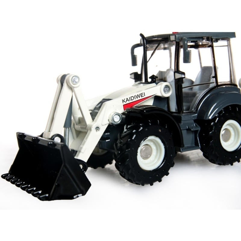 1:50 Alloy ABS Diecast Excavator 4 Wheel Loader Two Way Forklift Bulldozer Backhoe Loader Model Truck Toys Gifts Image 3