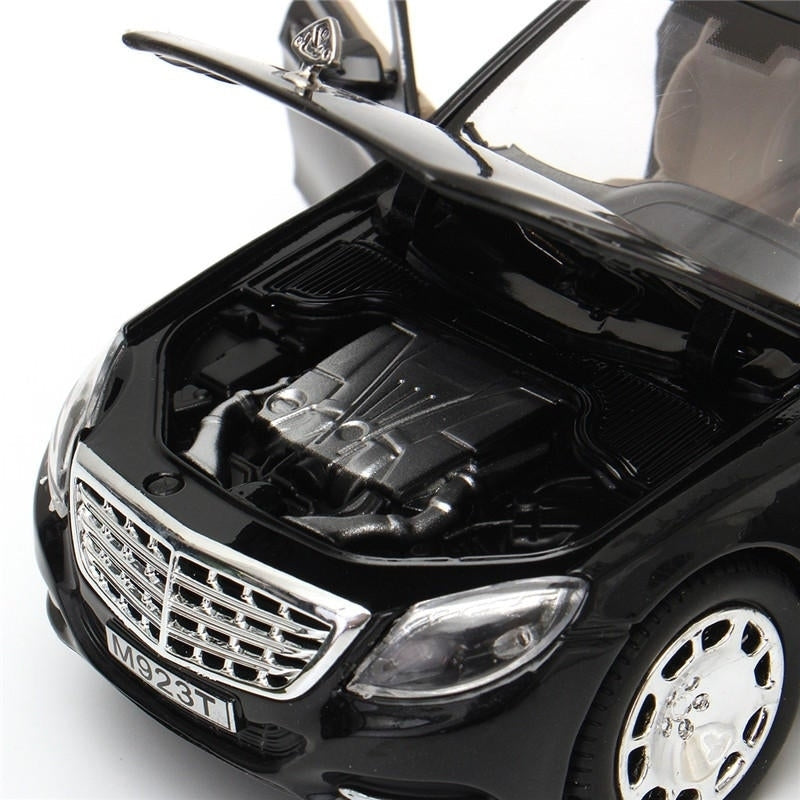 1:32 S600 Limousine Diecast Metal Car Model 20.5 x 7.5 x 5cm Car in Box Black Image 7