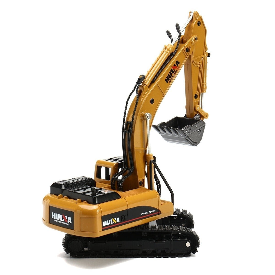 1:50 Alloy Excavator Diecast Model High Simulation Engineering Digging Machine Kids Toys Image 1