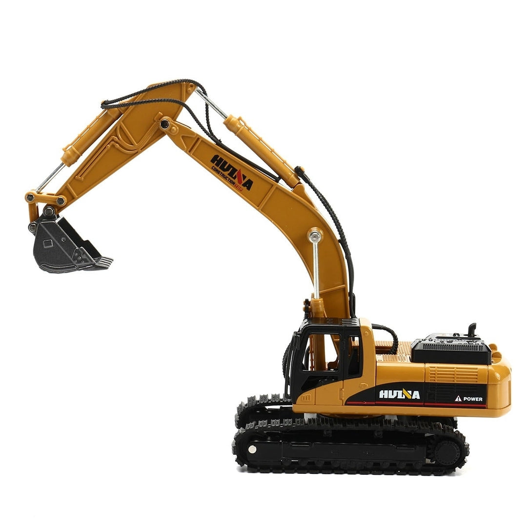 1:50 Alloy Excavator Diecast Model High Simulation Engineering Digging Machine Kids Toys Image 3