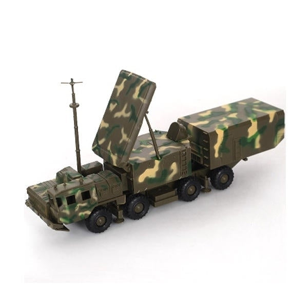 1:72 Military 4D Assembled Radar Car Diecast Model Toy Image 1