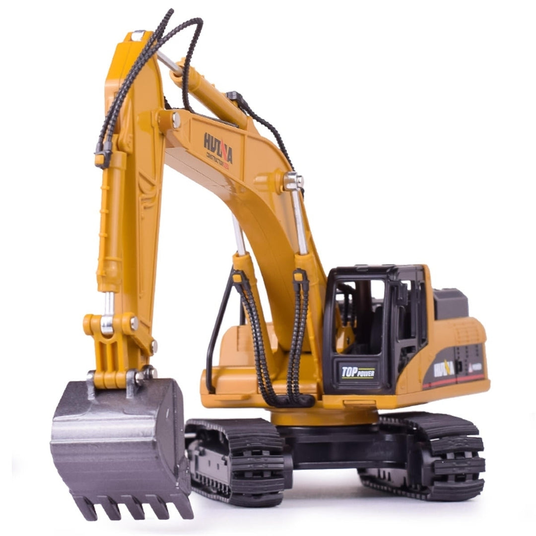 1:50 Alloy Excavator Diecast Model High Simulation Engineering Digging Machine Kids Toys Image 4