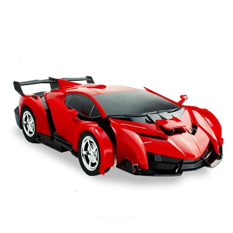 2 In 1 RC Car Wireless Sports Transformation Robot Model Deformation Truck Fighting Toy Image 7