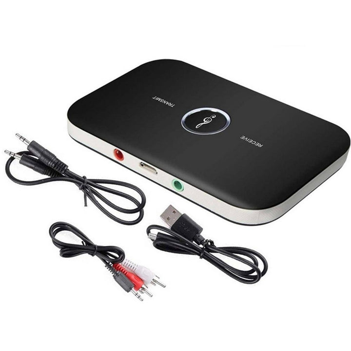 2 In1 LED Indicator bluetooth Wireless Transmitter Receiver A2DP Audio Adapter Aux 3.5mm Audio Player For TV Home Stereo Image 7